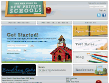 Tablet Screenshot of dfwprivateschools.com